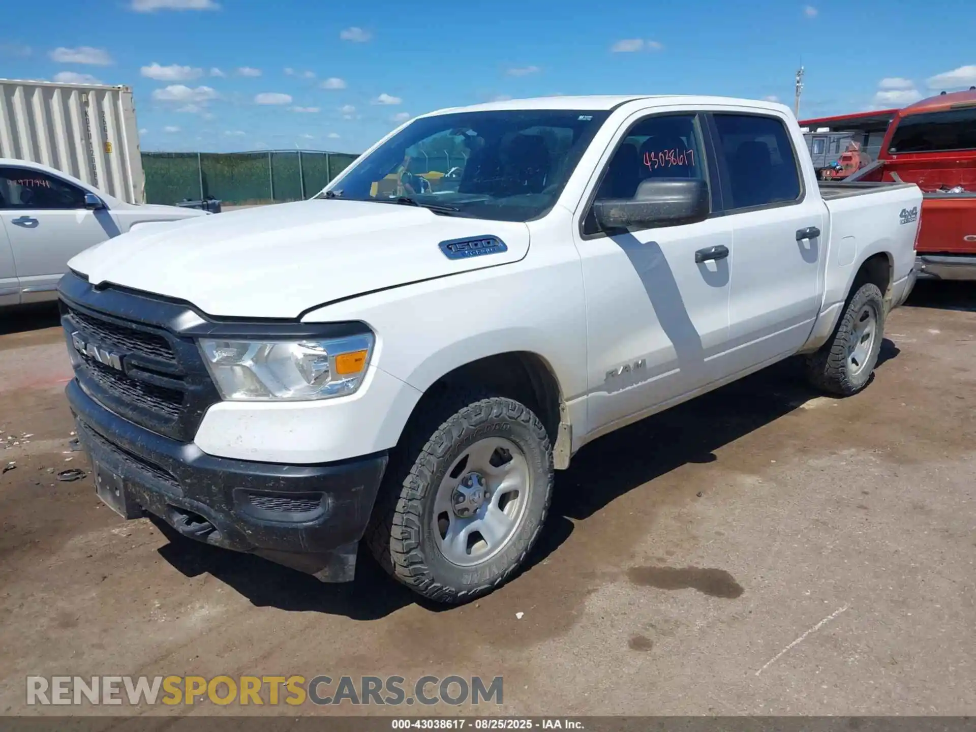 2 Photograph of a damaged car 1C6RRFGG9NN446734 RAM 1500 2022