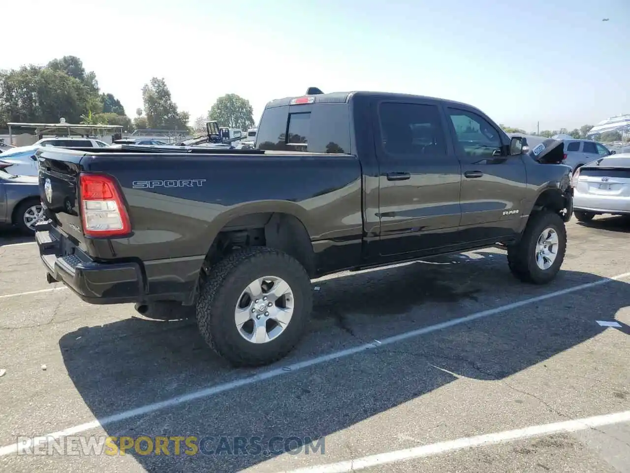 3 Photograph of a damaged car 1C6RRFMG7NN441178 RAM 1500 2022