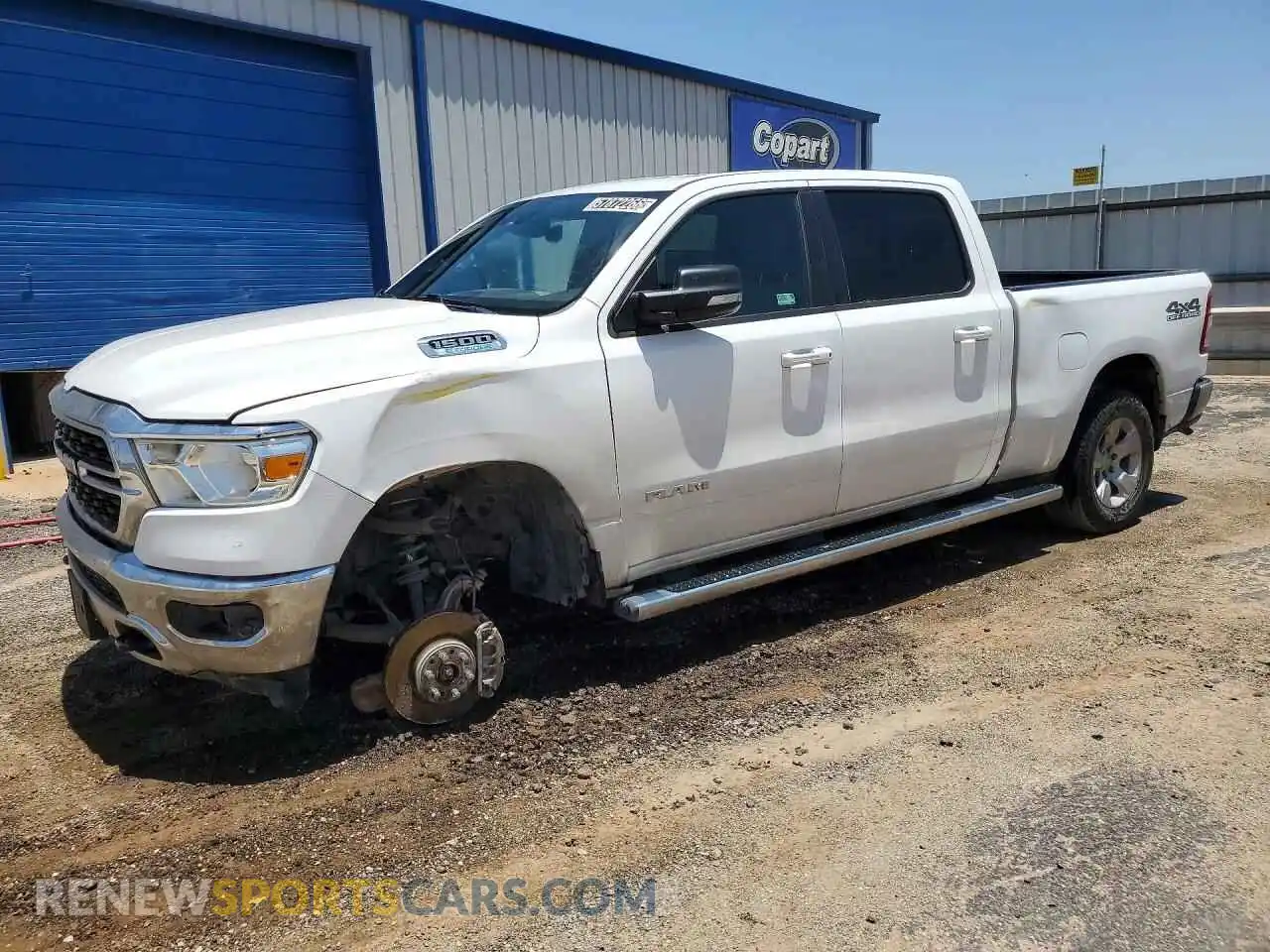 1 Photograph of a damaged car 1C6RRFMG7NN447272 RAM 1500 2022