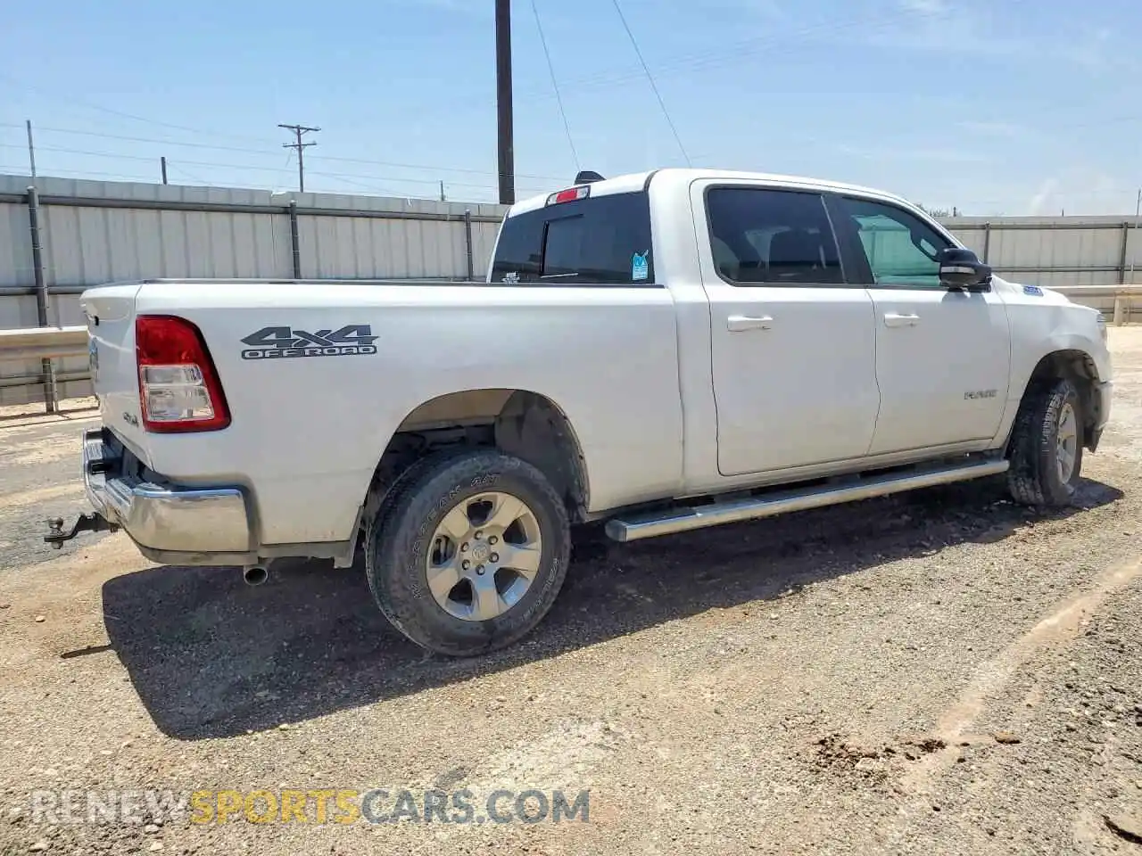 3 Photograph of a damaged car 1C6RRFMG7NN447272 RAM 1500 2022