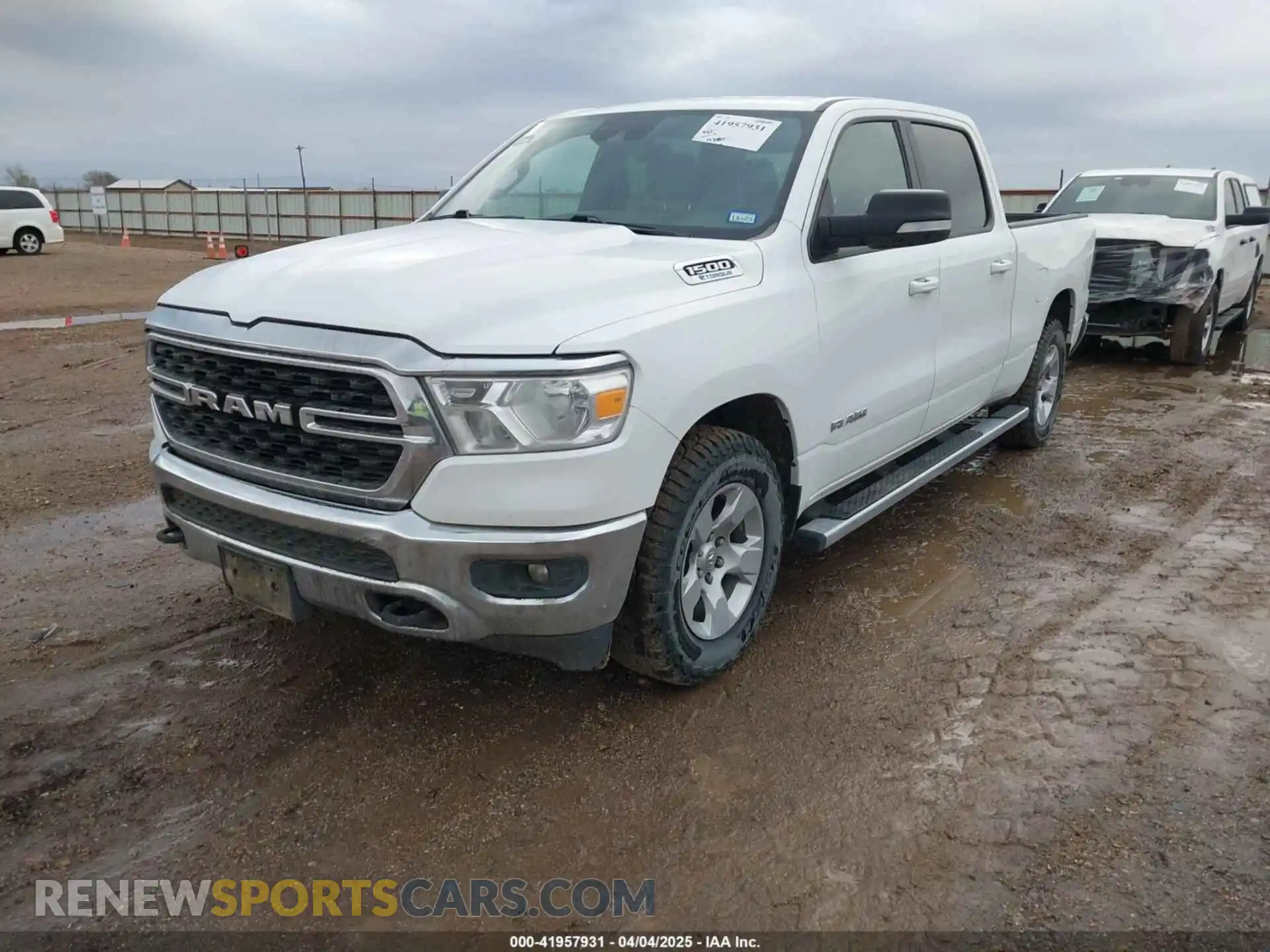 2 Photograph of a damaged car 1C6RRFMG9NN378200 RAM 1500 2022