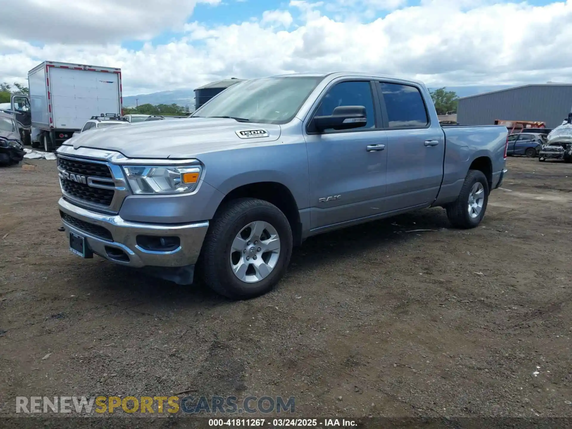 2 Photograph of a damaged car 1C6RRFMGXNN449713 RAM 1500 2022