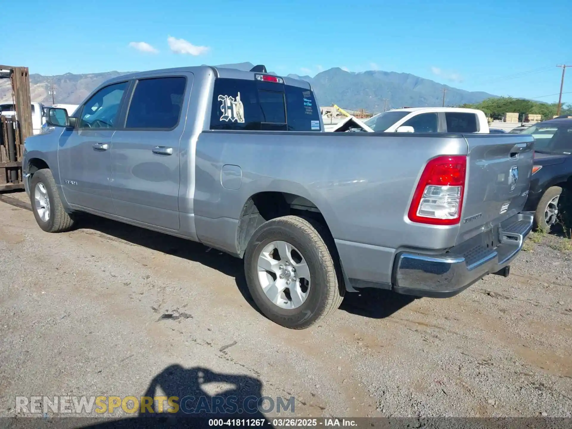 3 Photograph of a damaged car 1C6RRFMGXNN449713 RAM 1500 2022