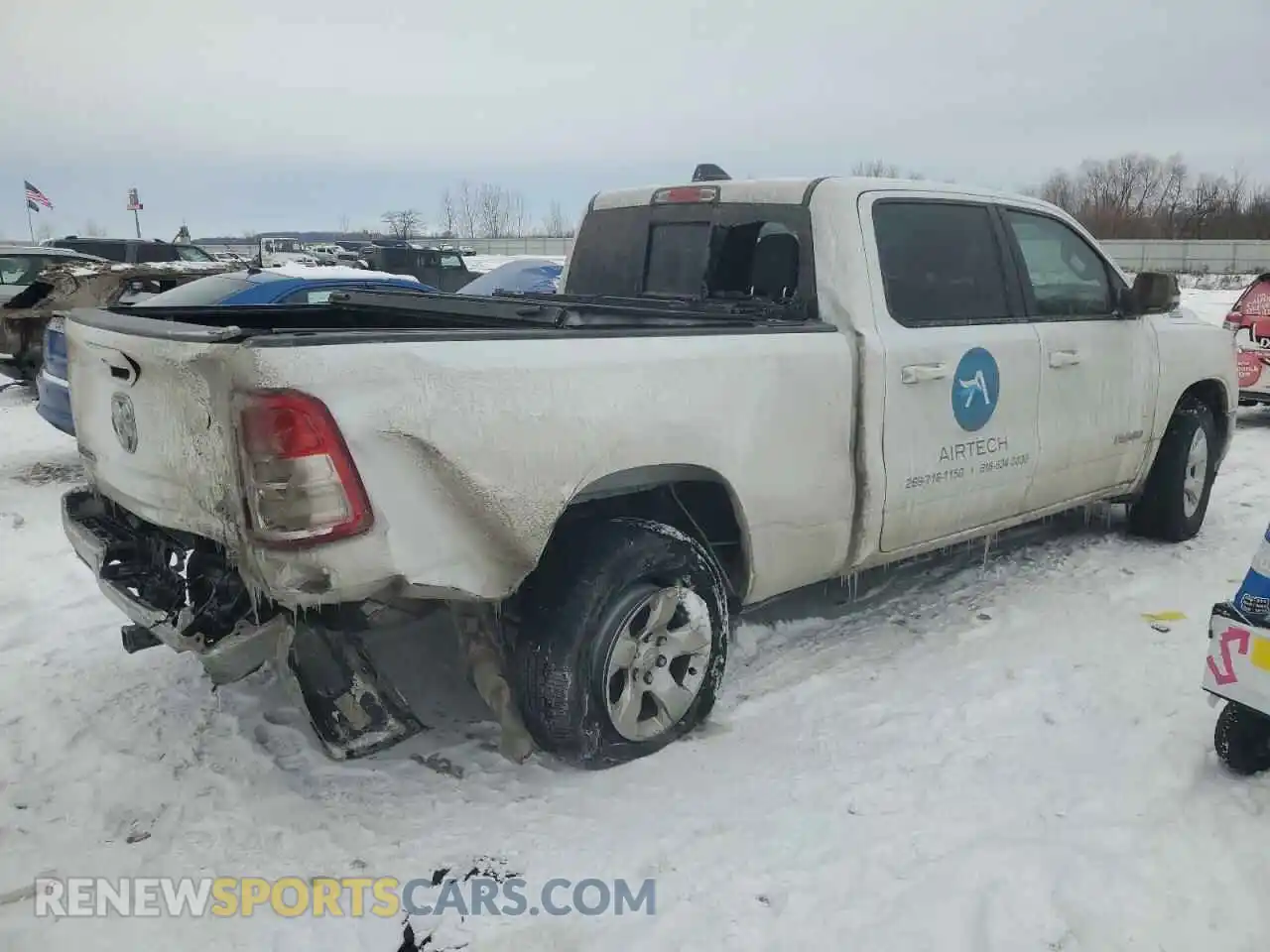 3 Photograph of a damaged car 1C6RRFMGXNN474532 RAM 1500 2022