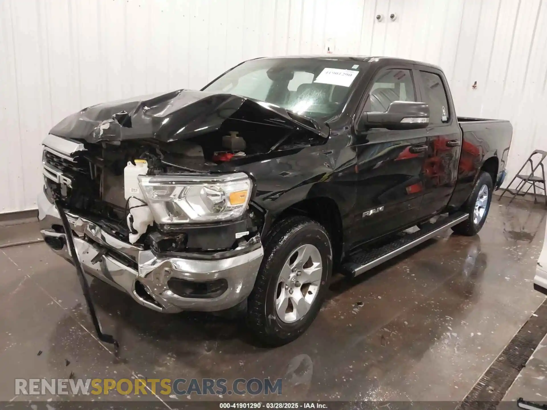 2 Photograph of a damaged car 1C6SRFBT1NN118715 RAM 1500 2022