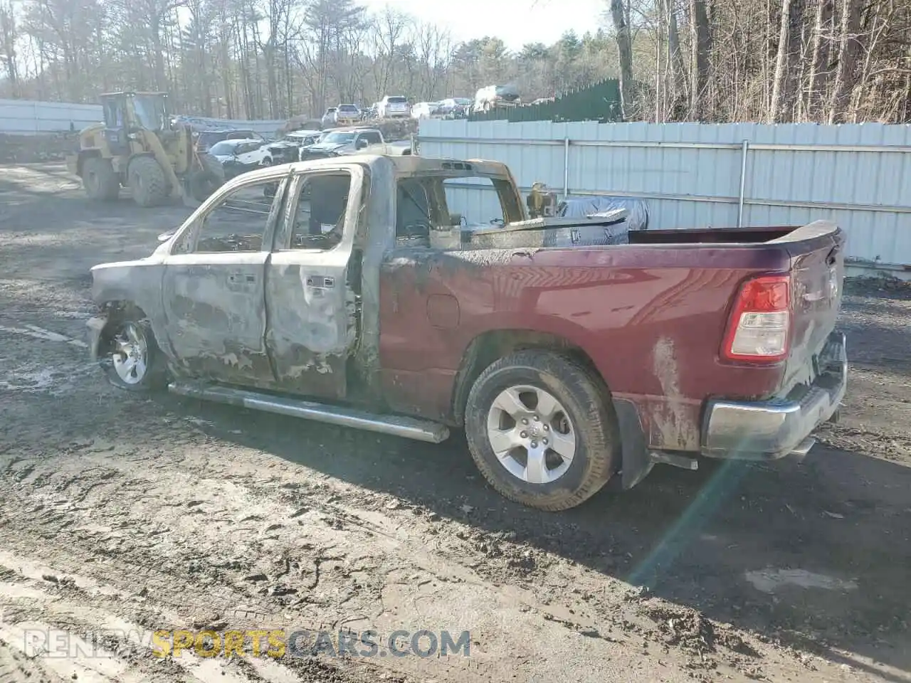 2 Photograph of a damaged car 1C6SRFBT1NN162956 RAM 1500 2022