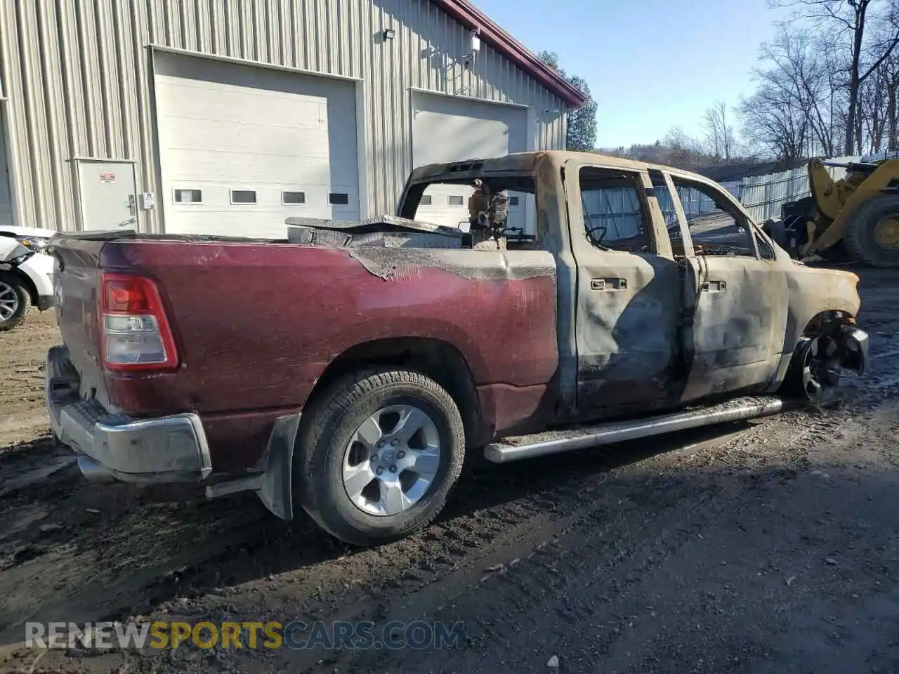 3 Photograph of a damaged car 1C6SRFBT1NN162956 RAM 1500 2022