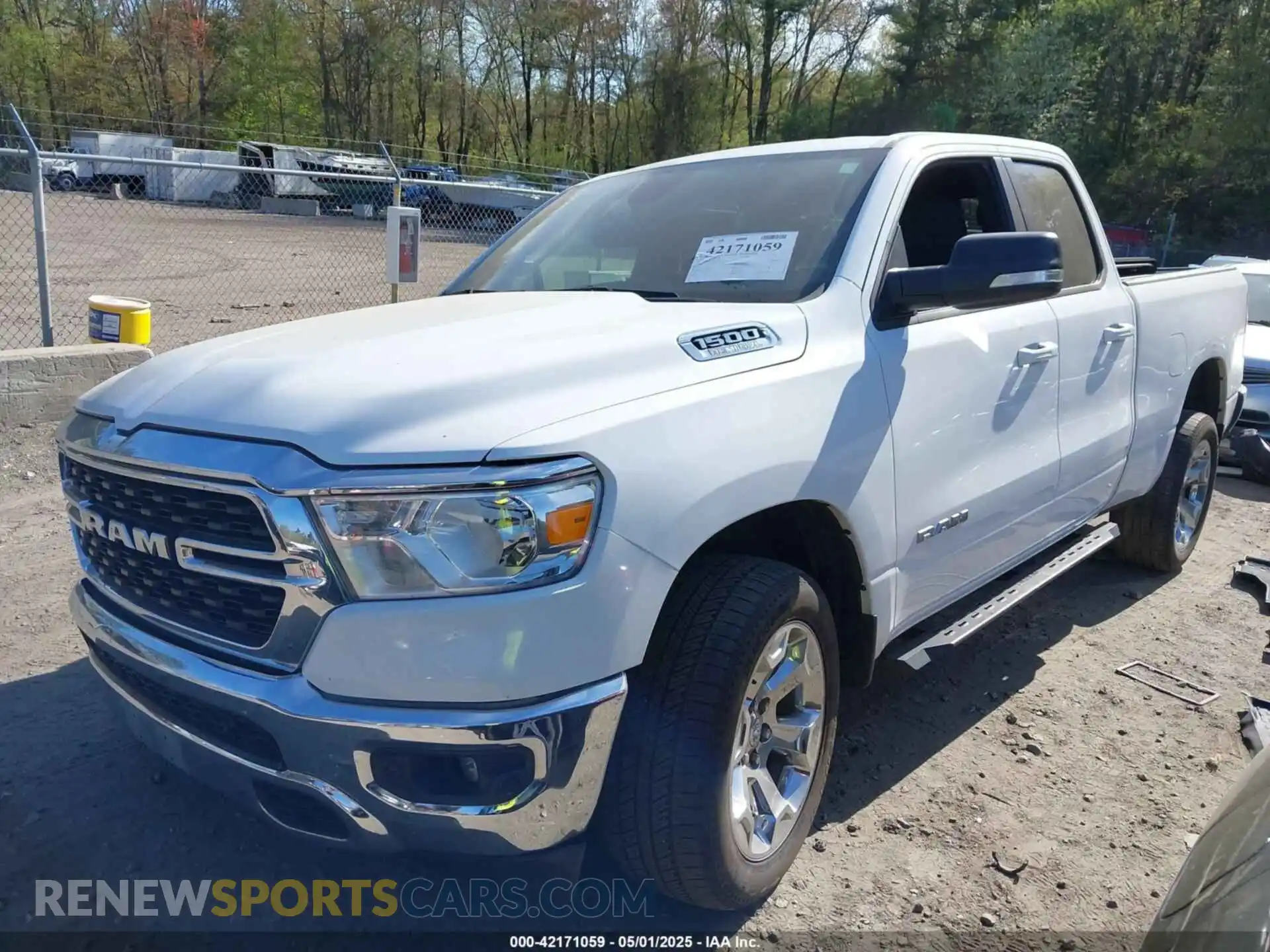 2 Photograph of a damaged car 1C6SRFBT1NN349629 RAM 1500 2022