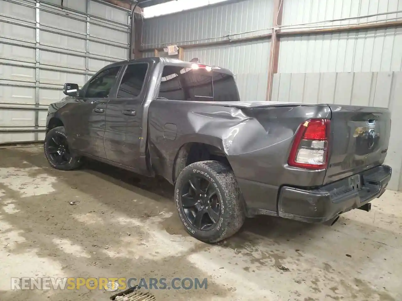 2 Photograph of a damaged car 1C6SRFBT1NN352367 RAM 1500 2022