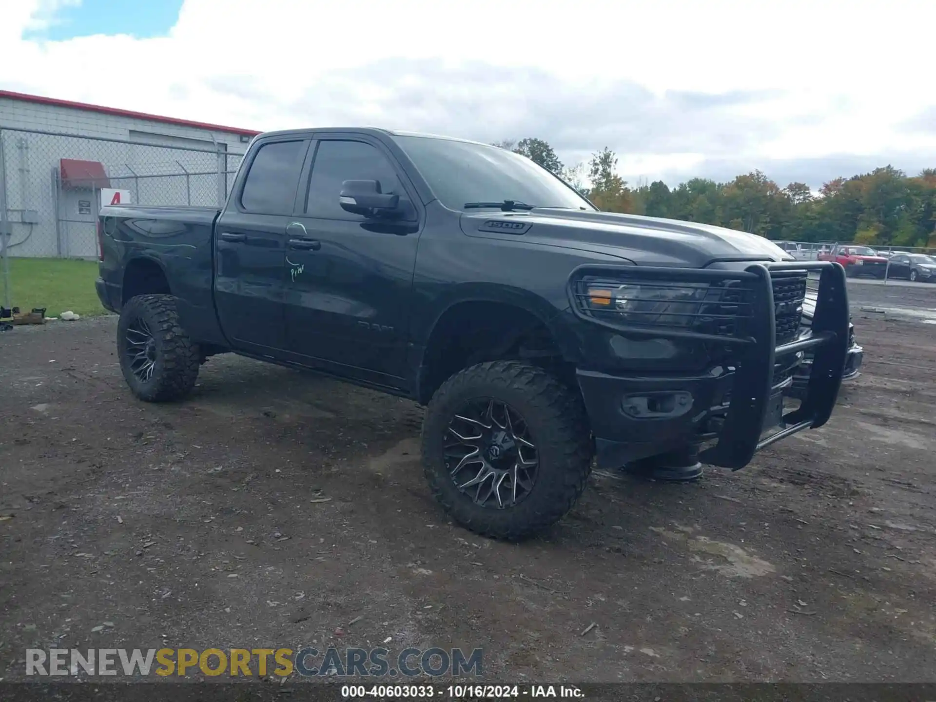 1 Photograph of a damaged car 1C6SRFBT2NN206382 RAM 1500 2022