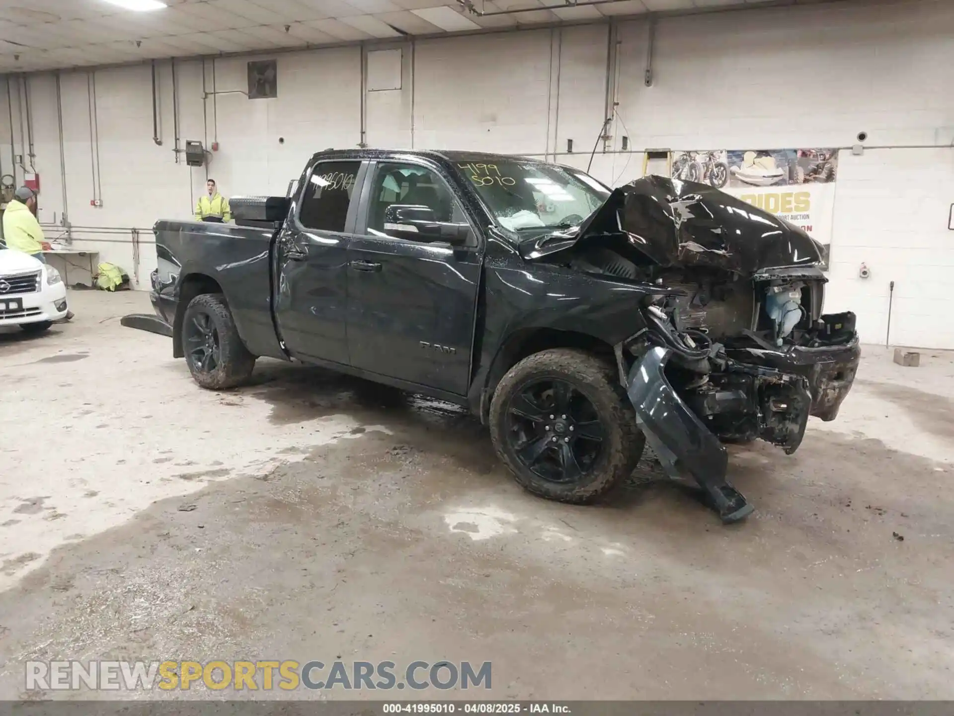 1 Photograph of a damaged car 1C6SRFBT2NN224283 RAM 1500 2022