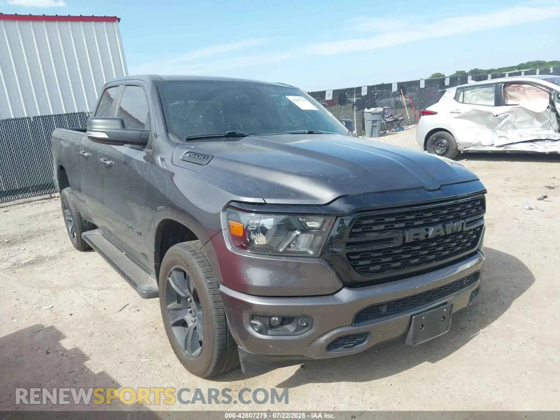 1 Photograph of a damaged car 1C6SRFBT2NN226017 RAM 1500 2022