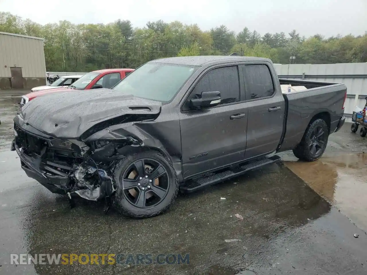 1 Photograph of a damaged car 1C6SRFBT3NN133071 RAM 1500 2022
