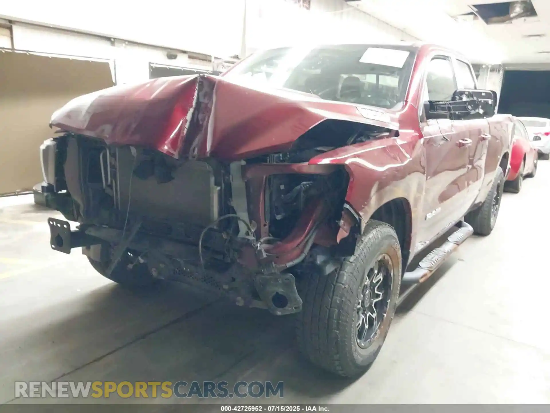 2 fotografías del automóvil dañado 1C6SRFBT4NN118627 RAM 1500 2022