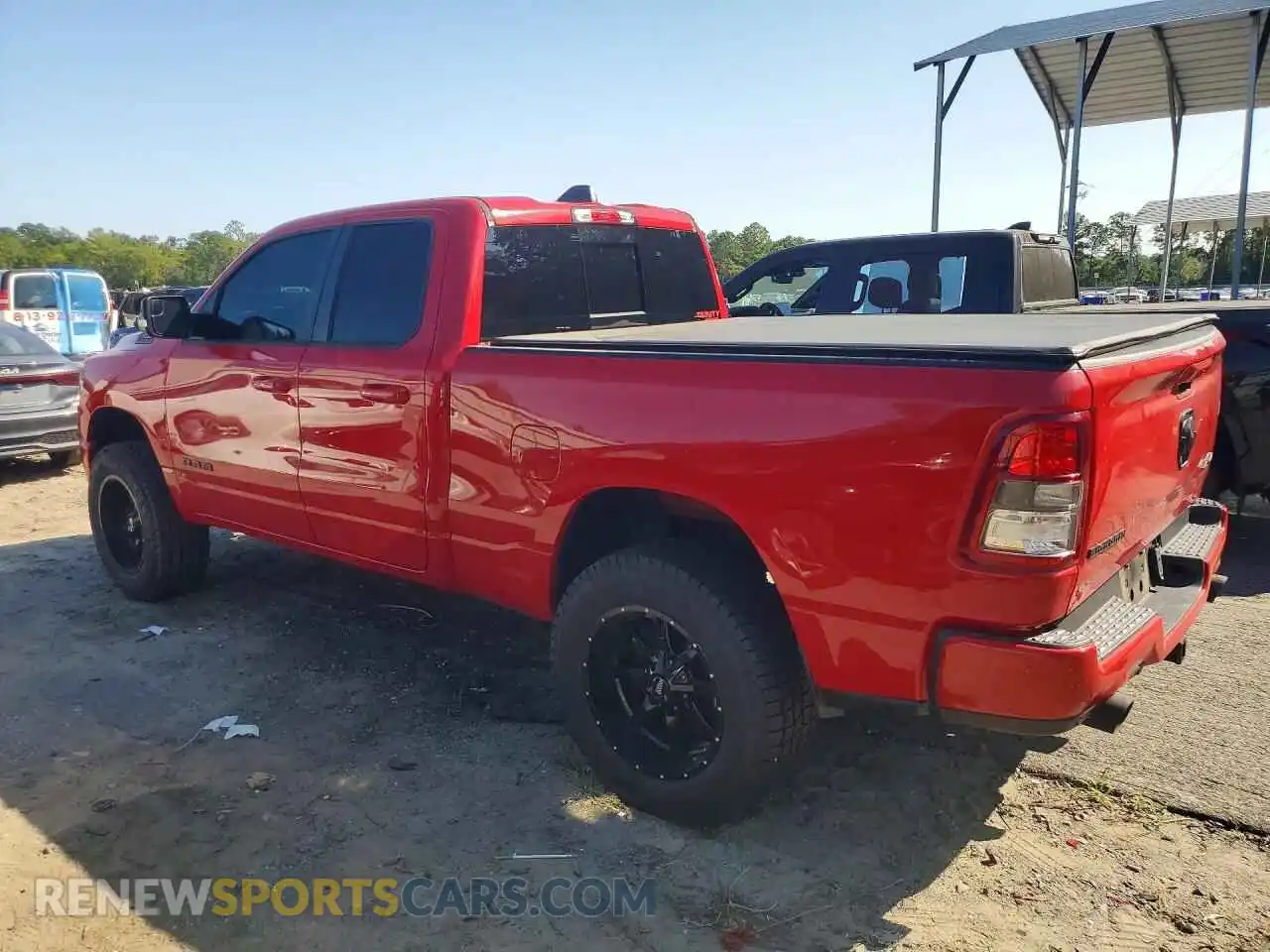 2 Photograph of a damaged car 1C6SRFBT4NN132494 RAM 1500 2022