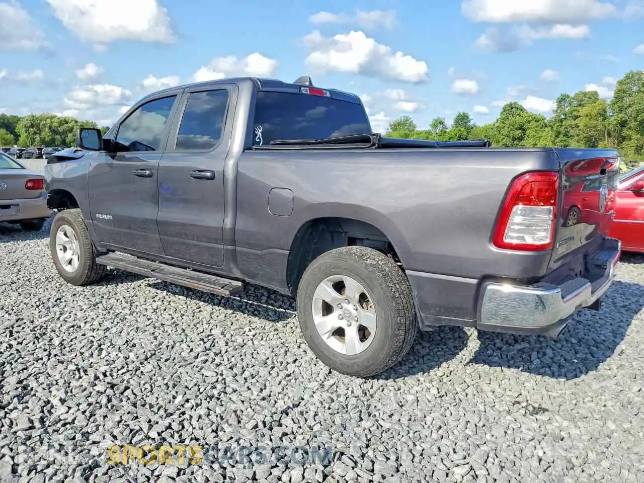 2 Photograph of a damaged car 1C6SRFBT5NN154634 RAM 1500 2022