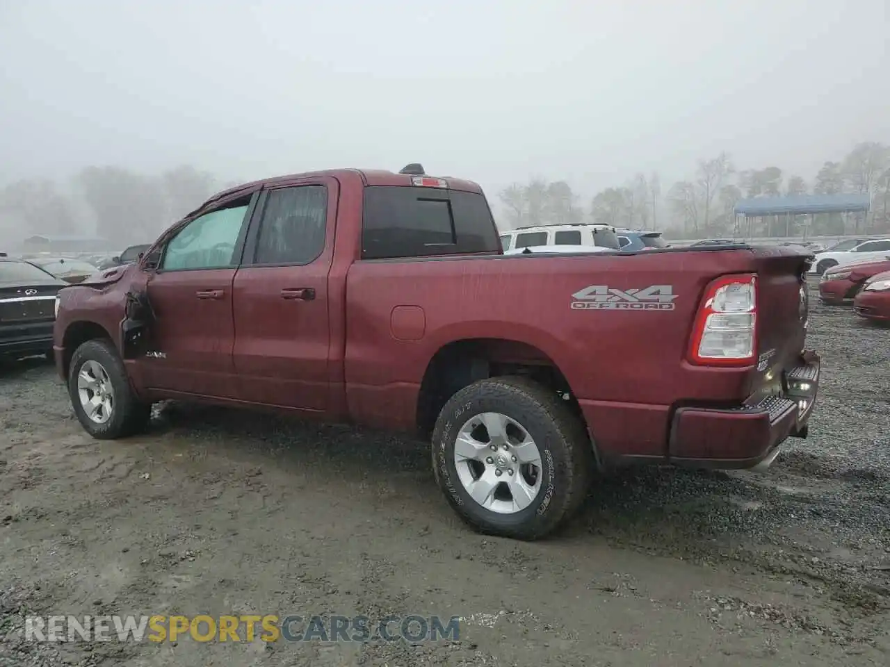 2 Photograph of a damaged car 1C6SRFBT7NN432367 RAM 1500 2022