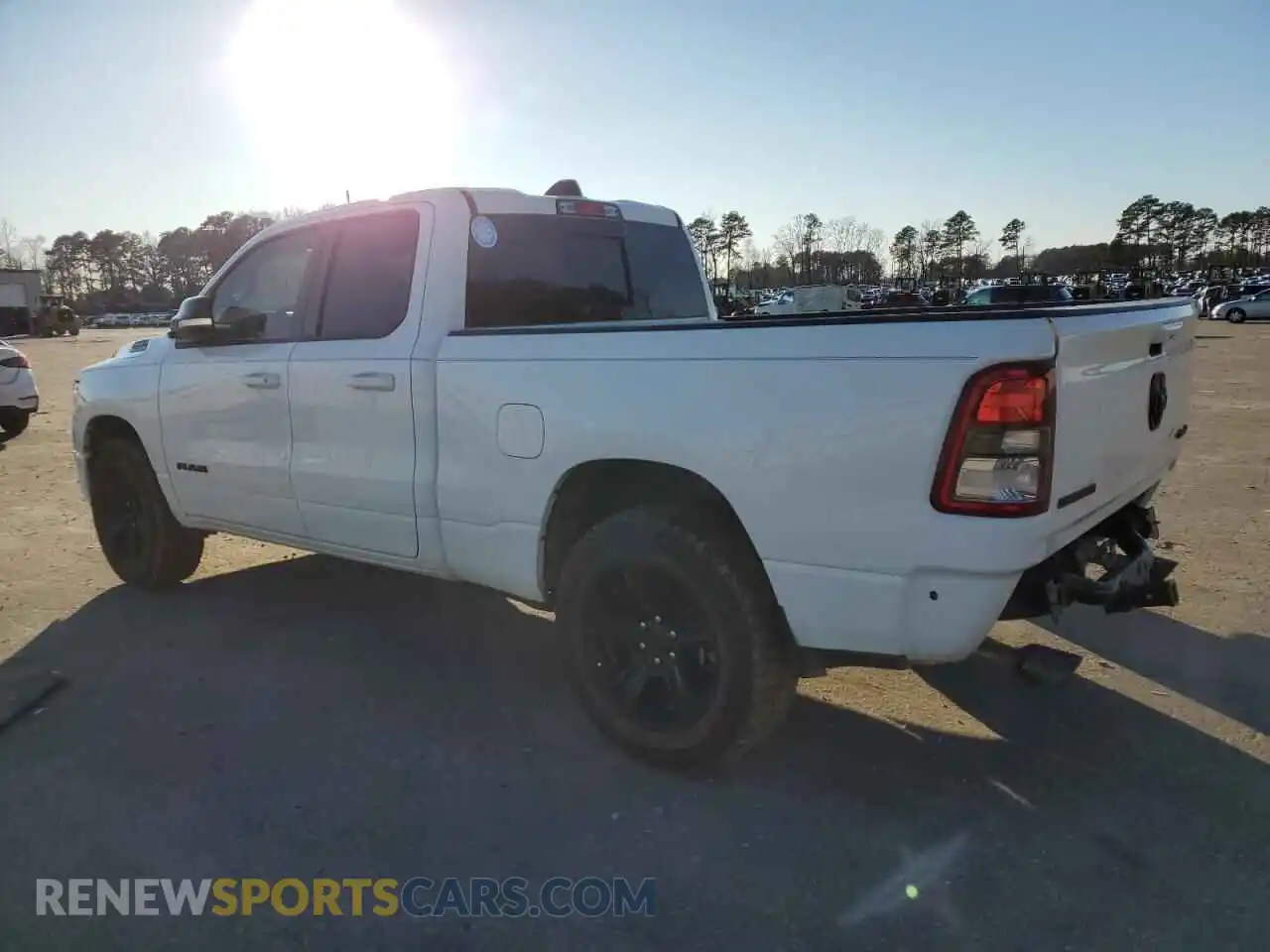 2 Photograph of a damaged car 1C6SRFBT8NN180323 RAM 1500 2022