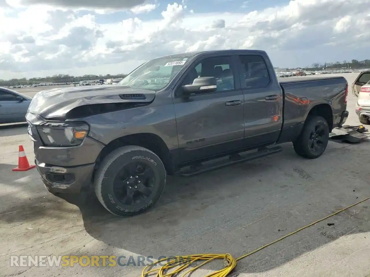 1 Photograph of a damaged car 1C6SRFBT8NN230346 RAM 1500 2022