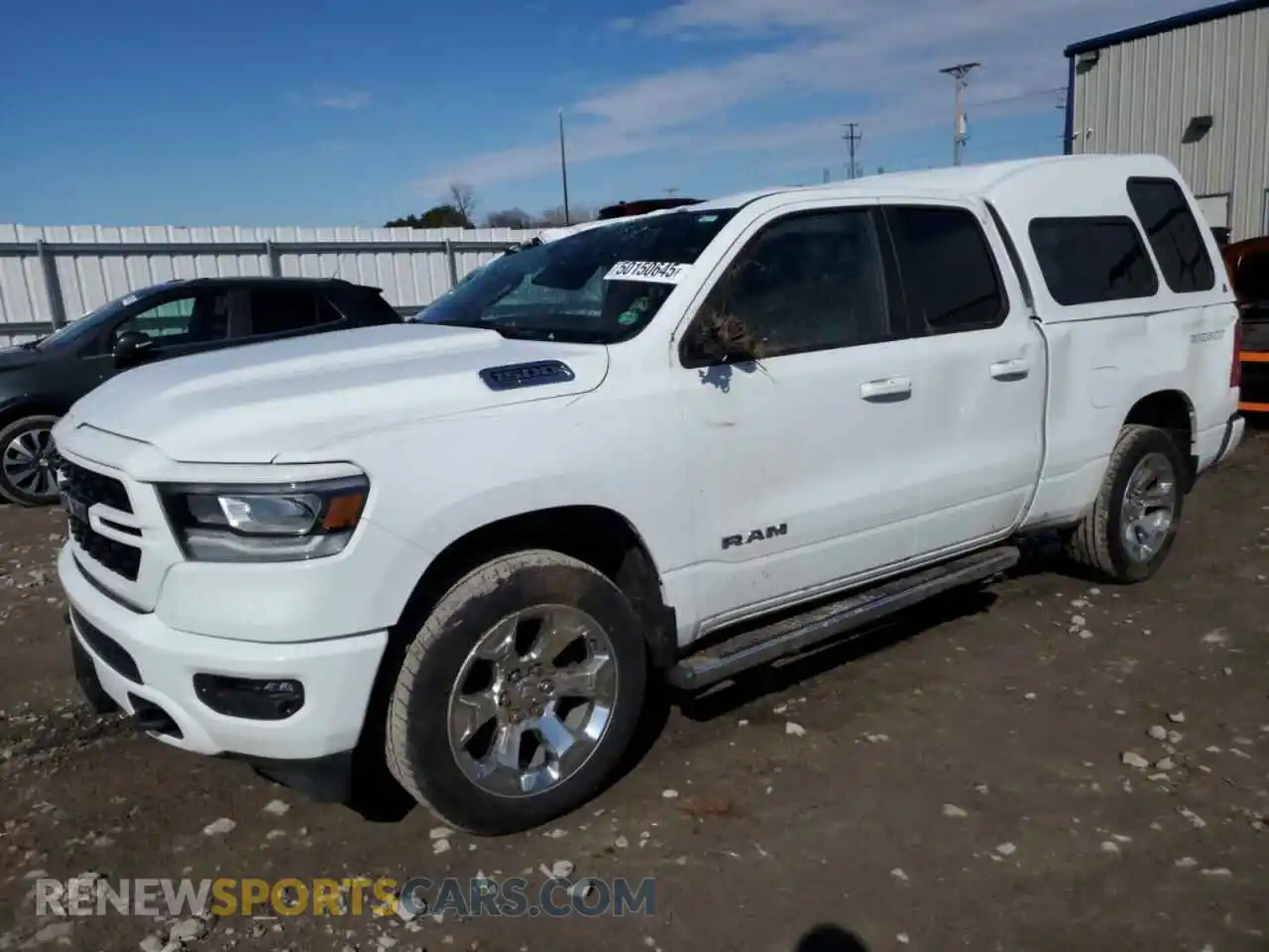 1 Photograph of a damaged car 1C6SRFBT9NN441832 RAM 1500 2022