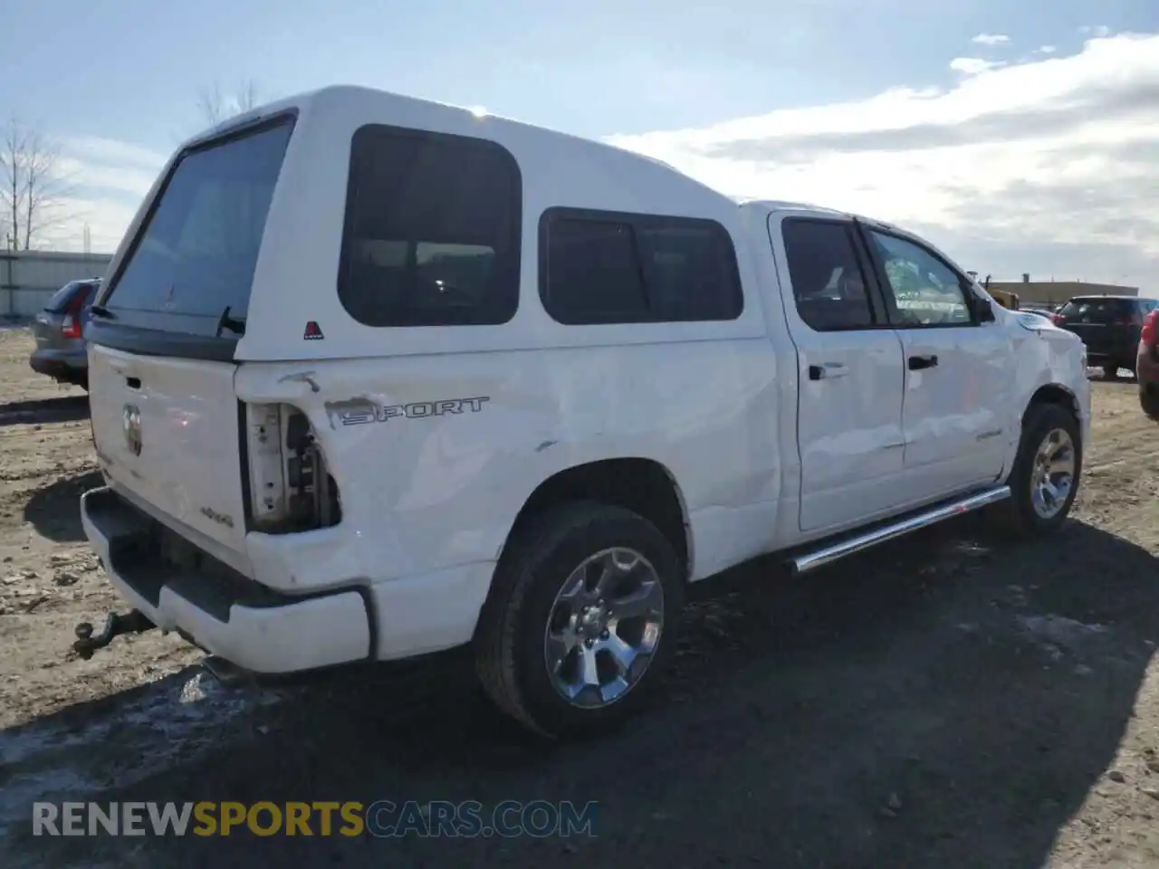 3 Photograph of a damaged car 1C6SRFBT9NN441832 RAM 1500 2022