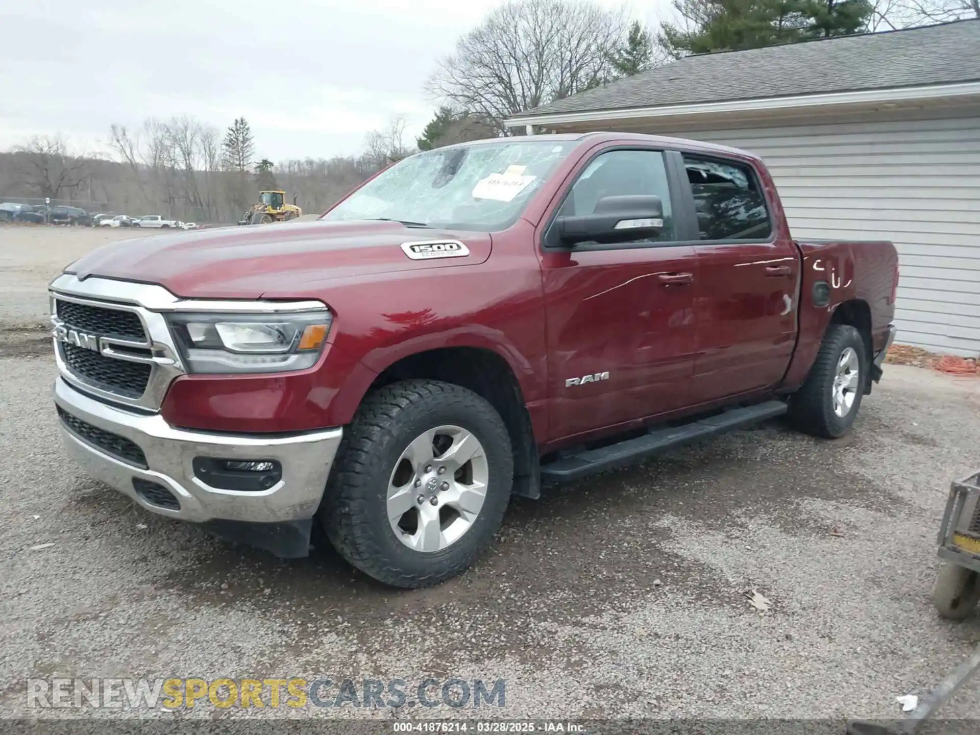 2 Photograph of a damaged car 1C6SRFFM7NN414549 RAM 1500 2022