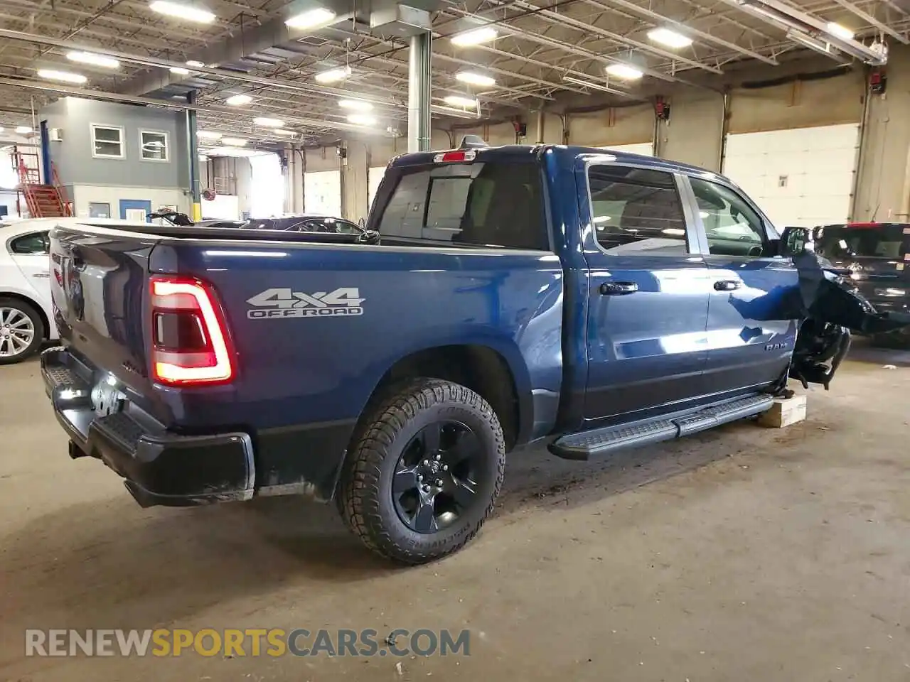 3 fotografías del automóvil dañado 1C6SRFFT0NN357652 RAM 1500 2022