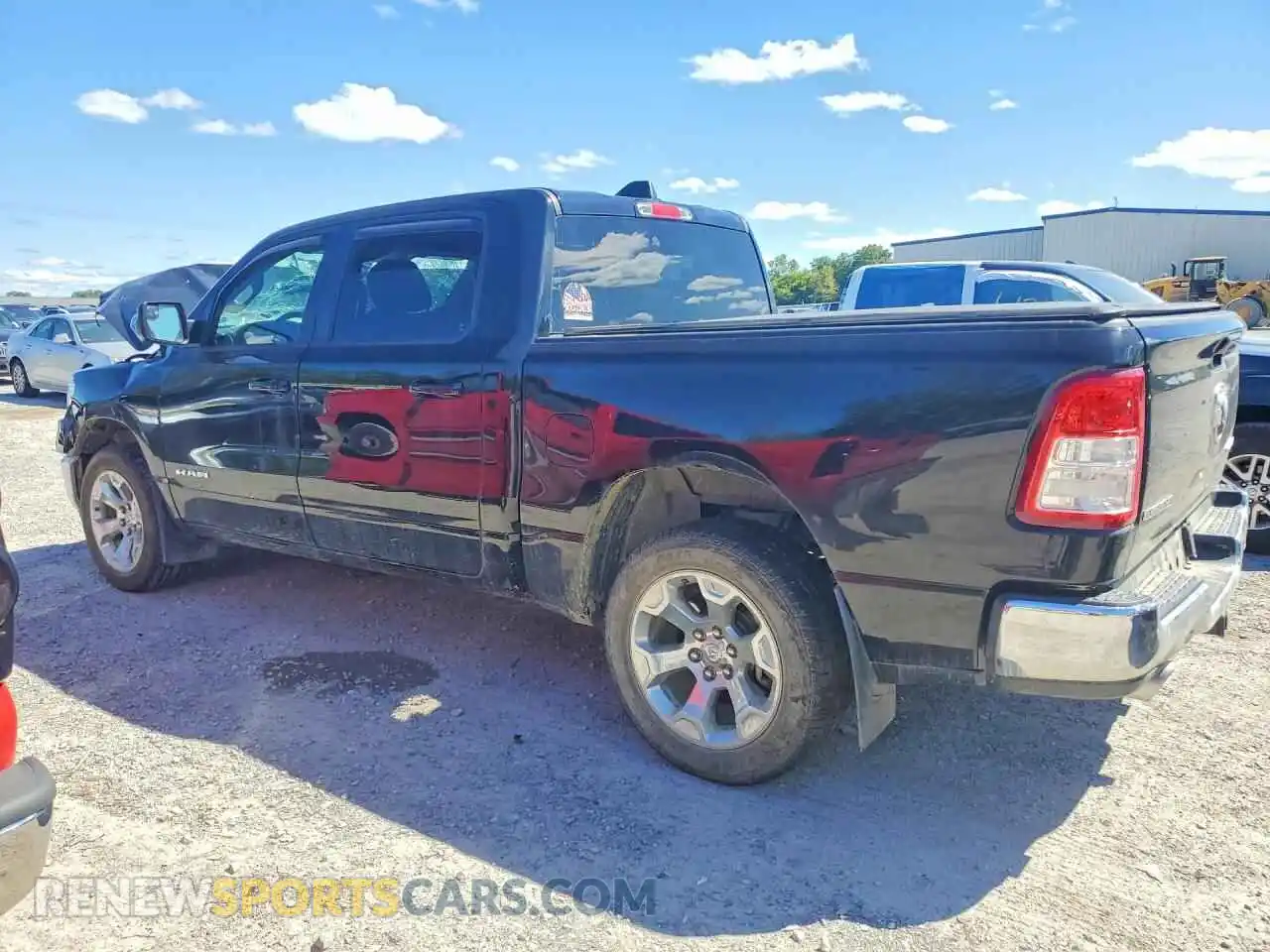 2 Photograph of a damaged car 1C6SRFFT2NN376087 RAM 1500 2022