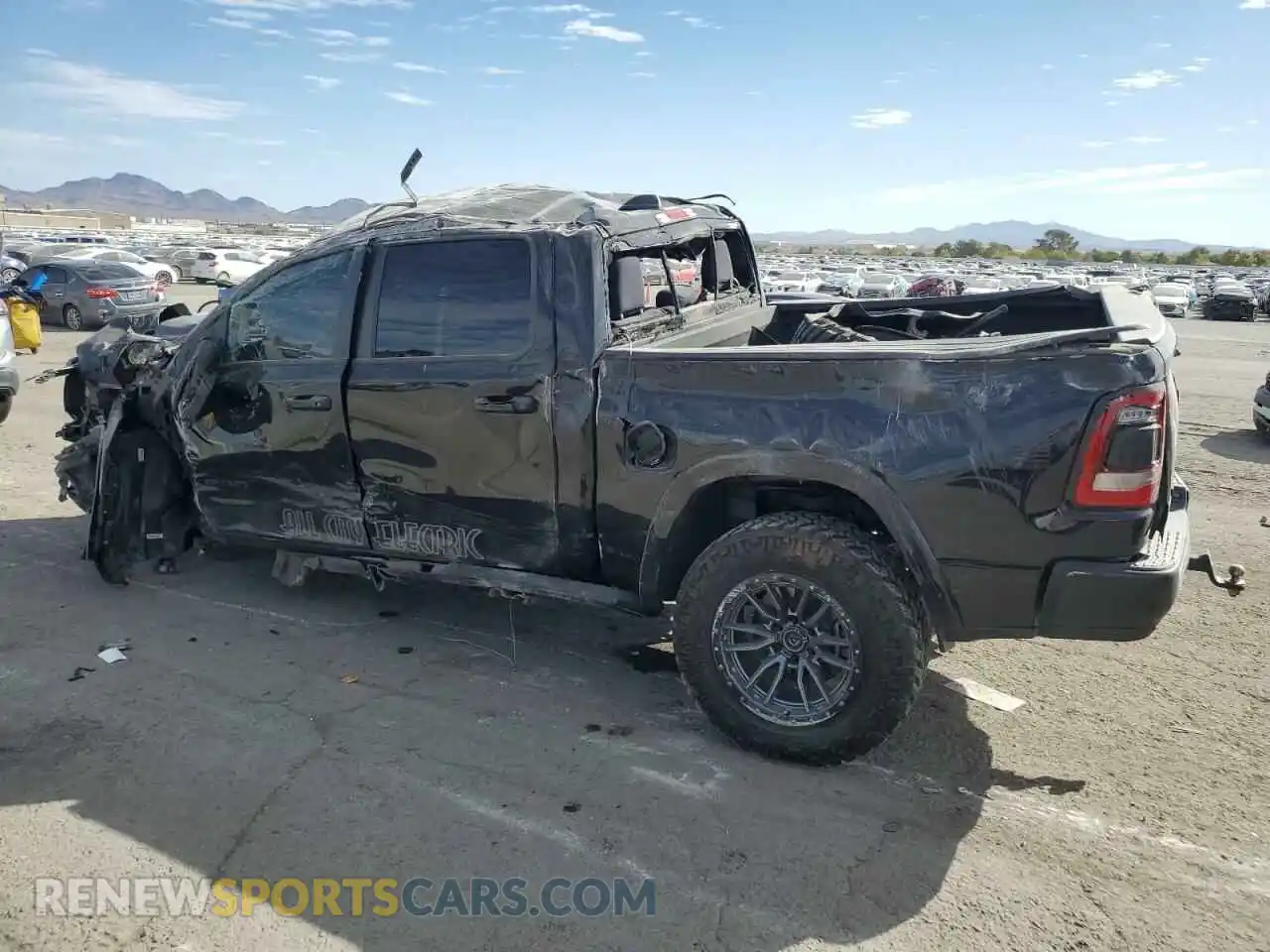 2 Photograph of a damaged car 1C6SRFFT3NN251096 RAM 1500 2022