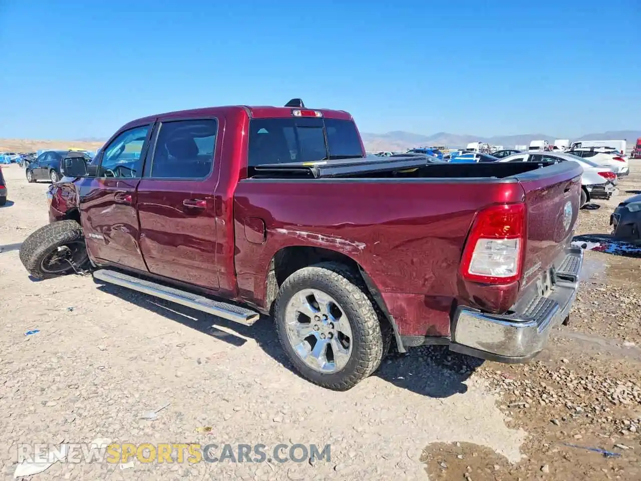 2 Photograph of a damaged car 1C6SRFFT3NN426561 RAM 1500 2022