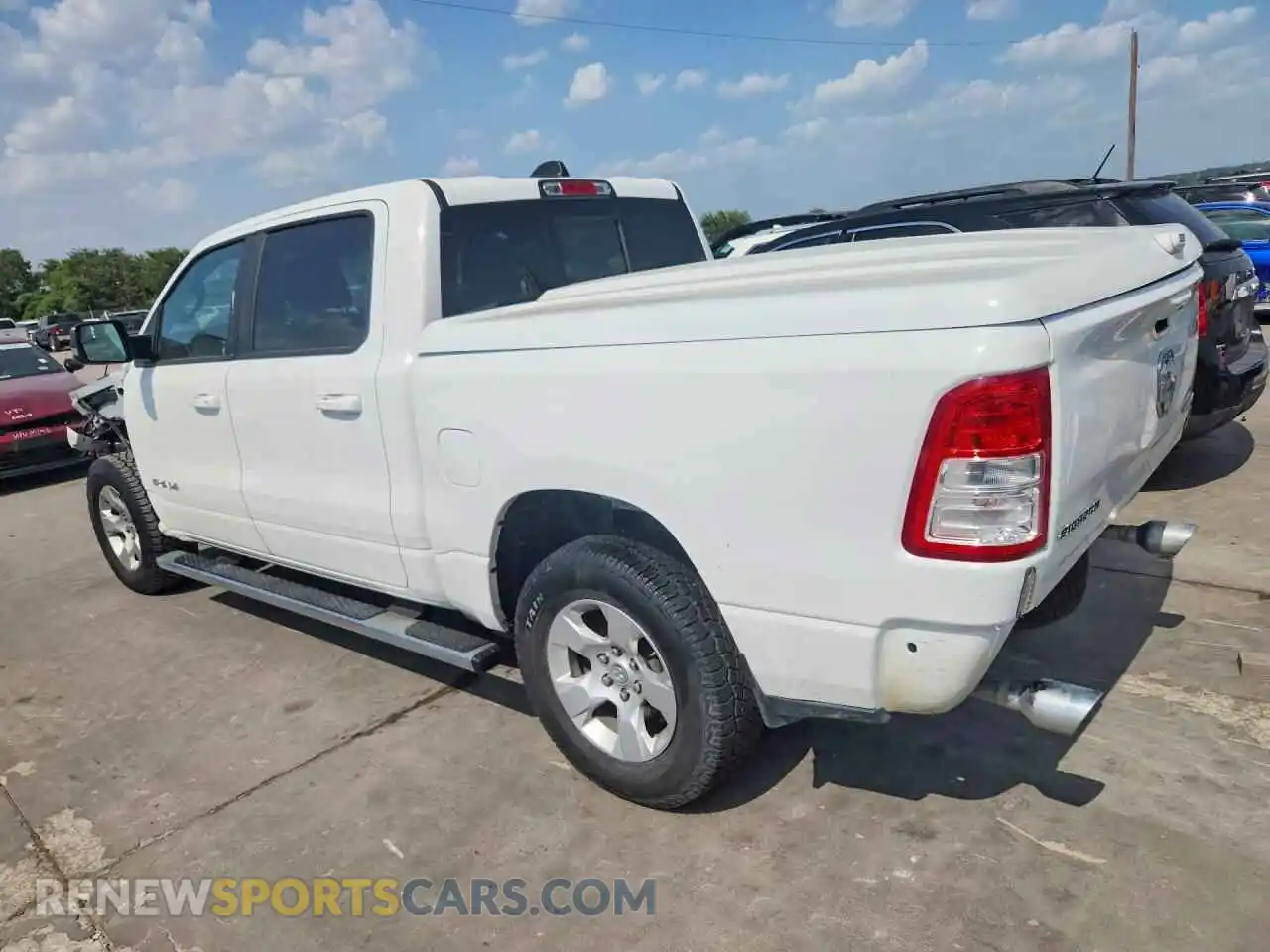 2 Photograph of a damaged car 1C6SRFFT4NN299223 RAM 1500 2022