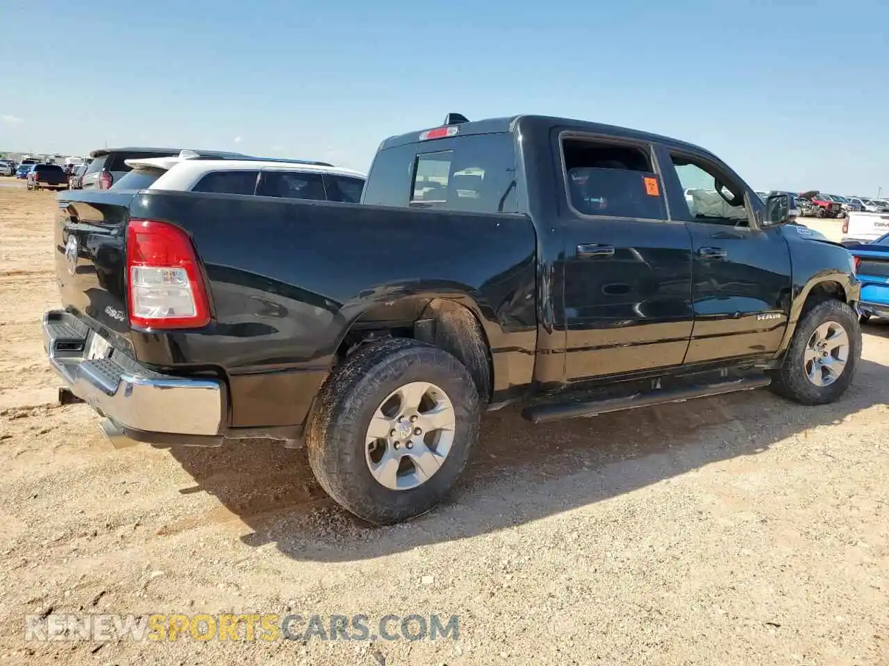 3 Photograph of a damaged car 1C6SRFFT4NN400485 RAM 1500 2022
