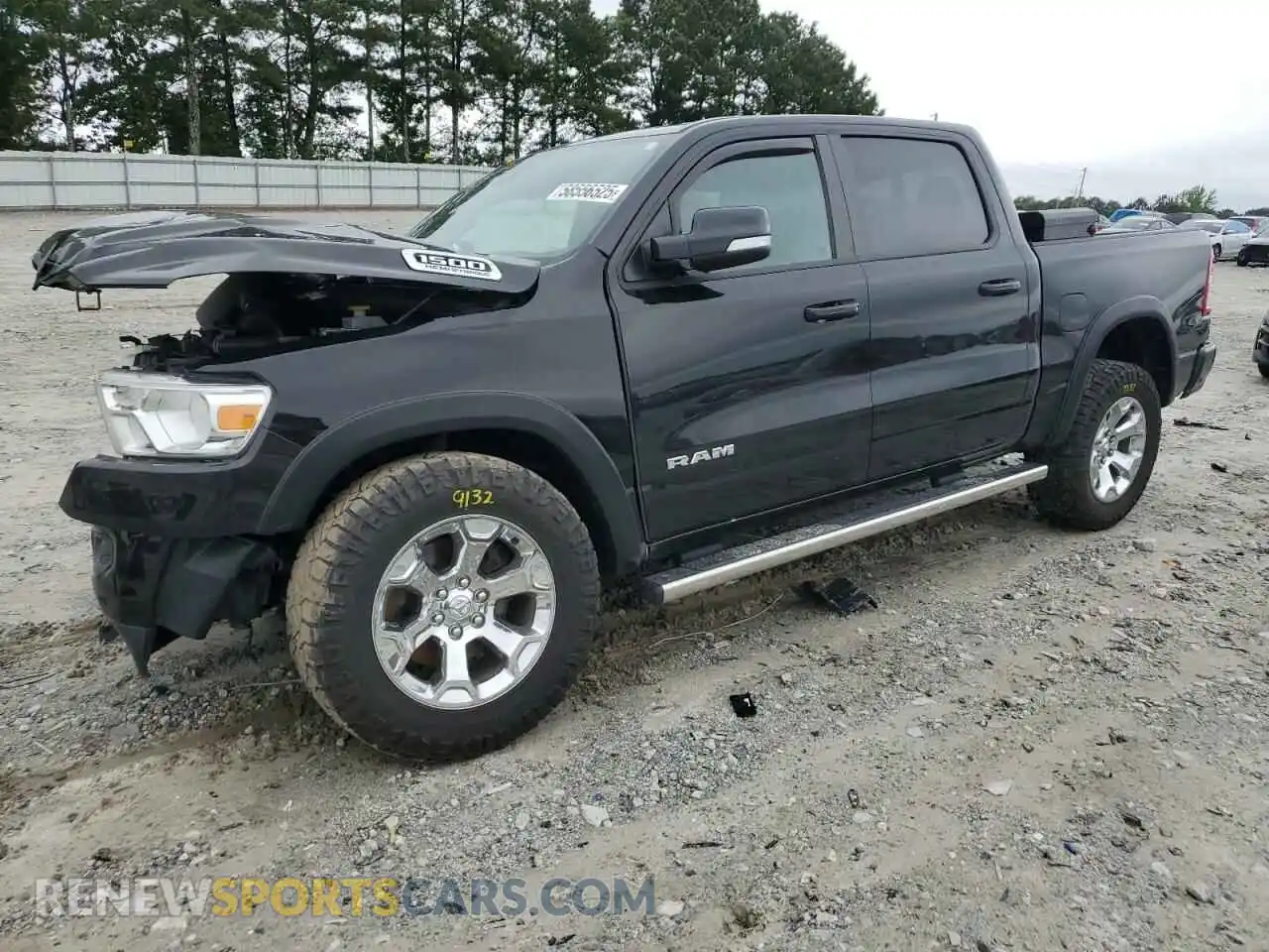 1 Photograph of a damaged car 1C6SRFFT5NN448240 RAM 1500 2022