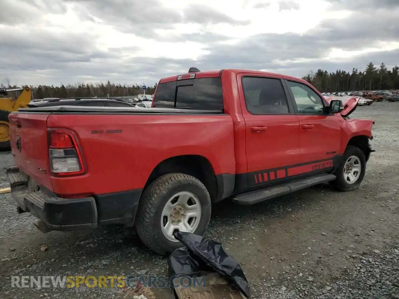 3 Photograph of a damaged car 1C6SRFFT6NN118865 RAM 1500 2022