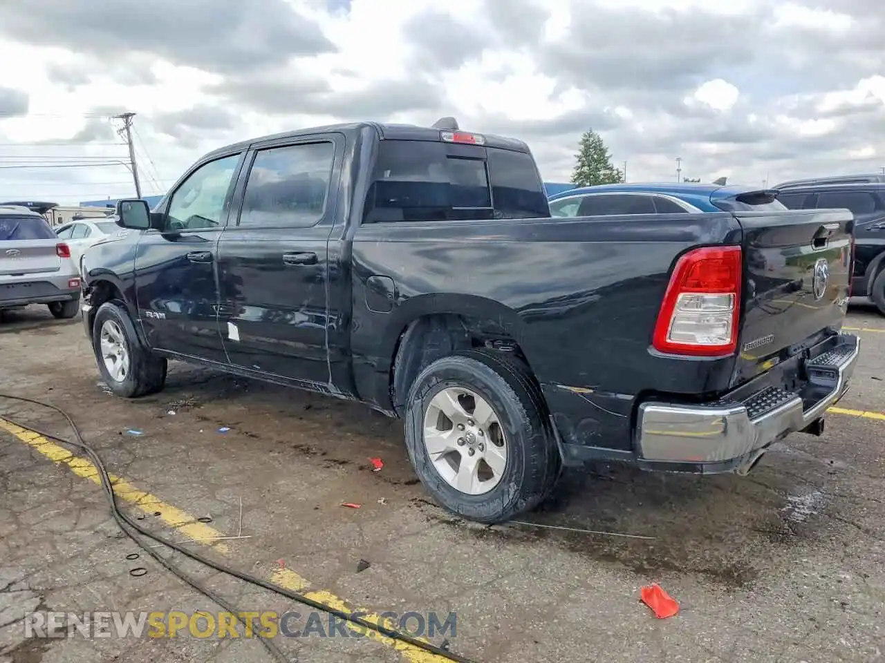 2 Фотография поврежденного автомобиля 1C6SRFFT7NN318962 RAM 1500 2022