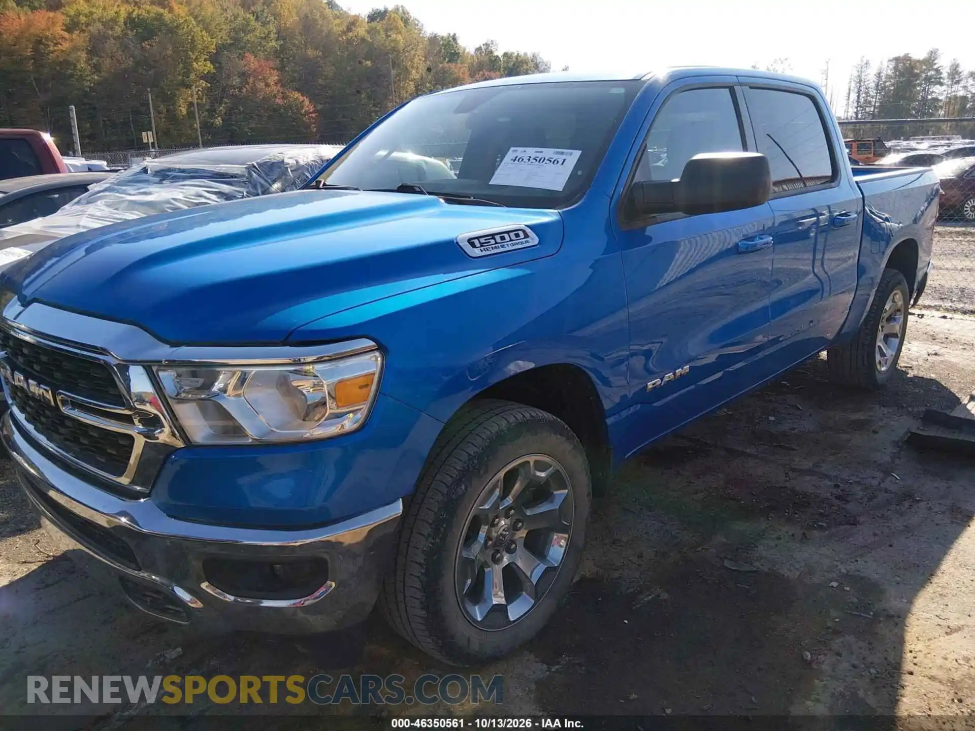 2 Фотография поврежденного автомобиля 1C6SRFFT7NN419239 RAM 1500 2022