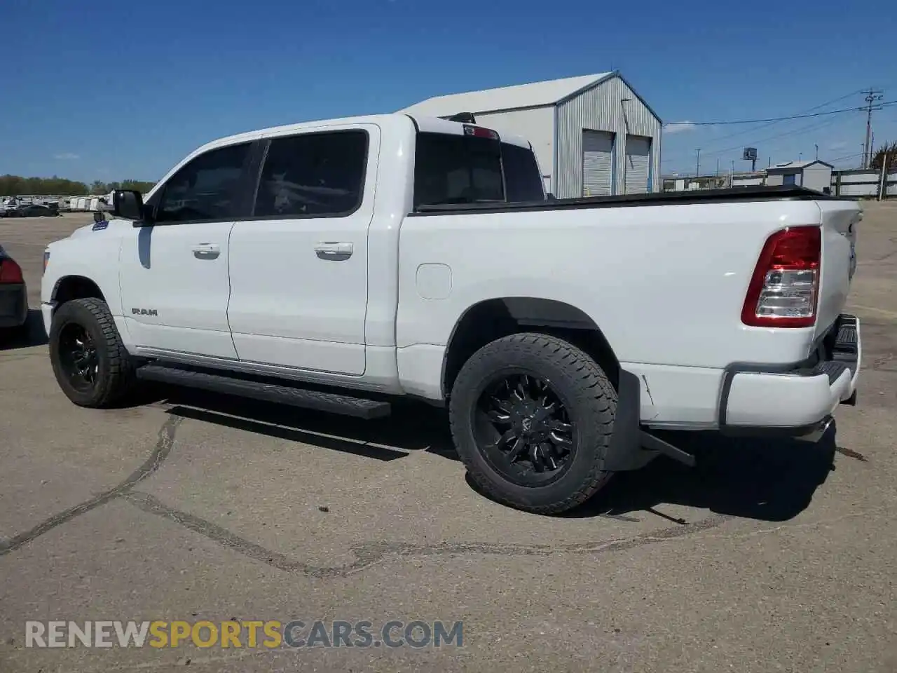 2 Photograph of a damaged car 1C6SRFFT7NN429379 RAM 1500 2022
