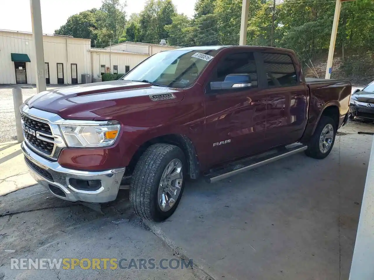1 Photograph of a damaged car 1C6SRFFTXNN247286 RAM 1500 2022