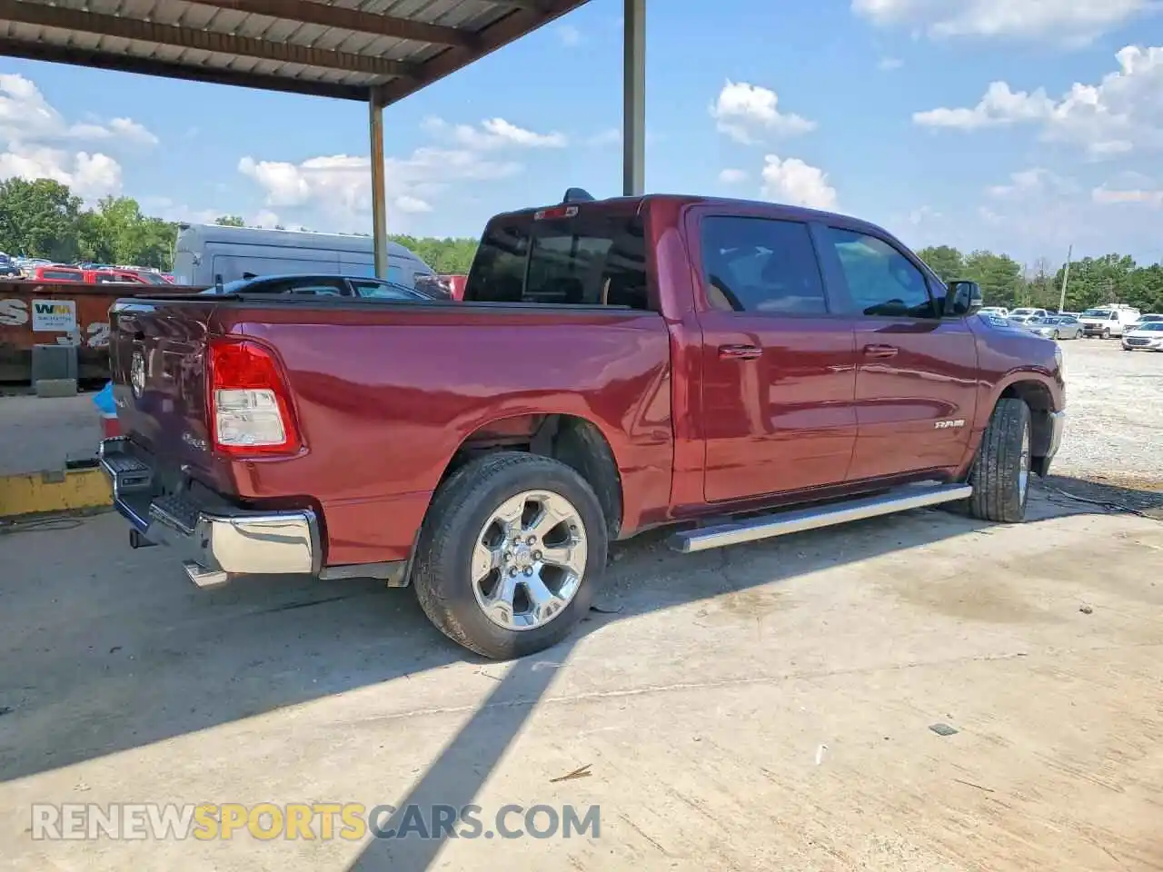 3 Photograph of a damaged car 1C6SRFFTXNN247286 RAM 1500 2022