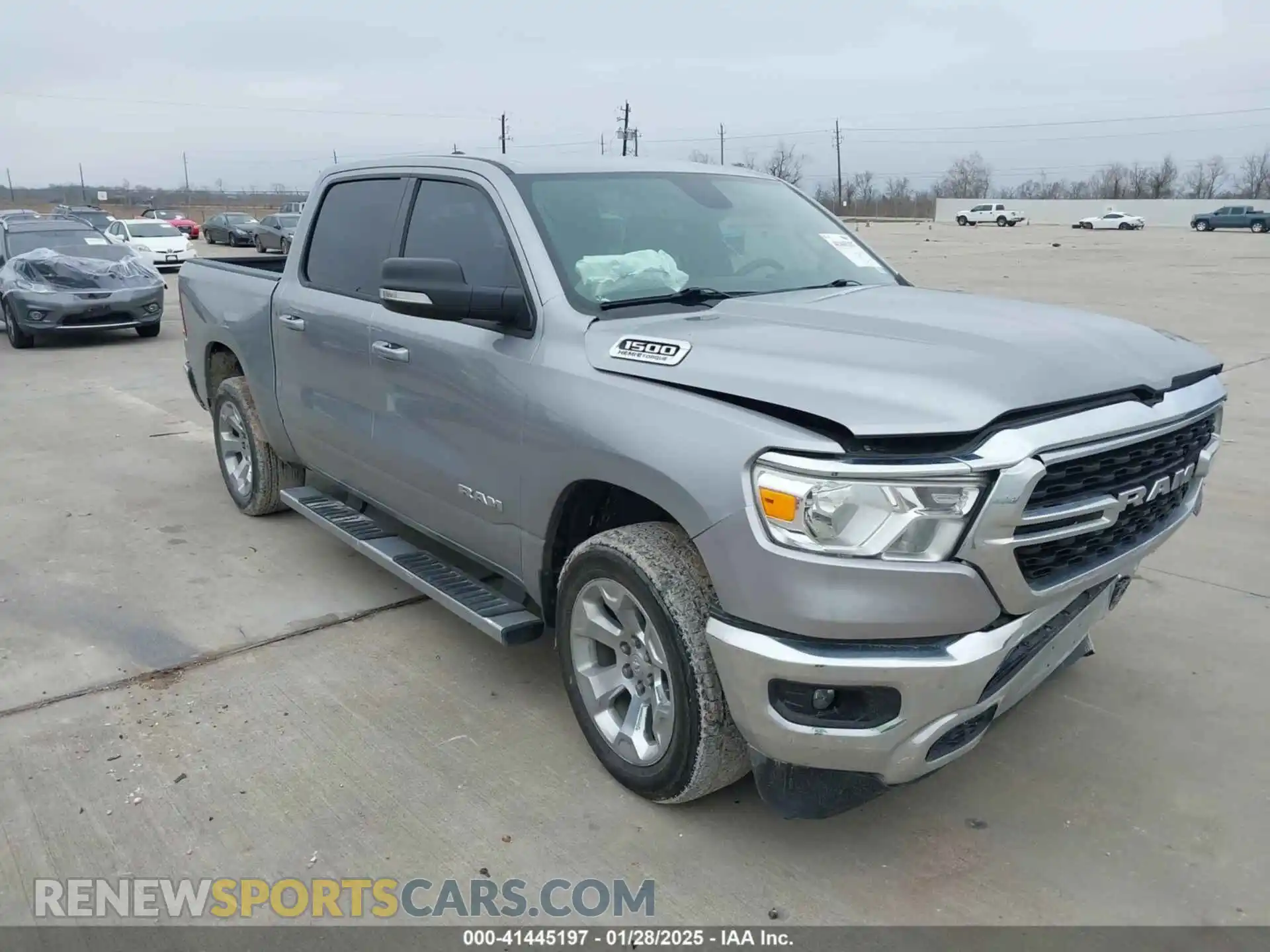 1 Photograph of a damaged car 1C6SRFFTXNN396278 RAM 1500 2022
