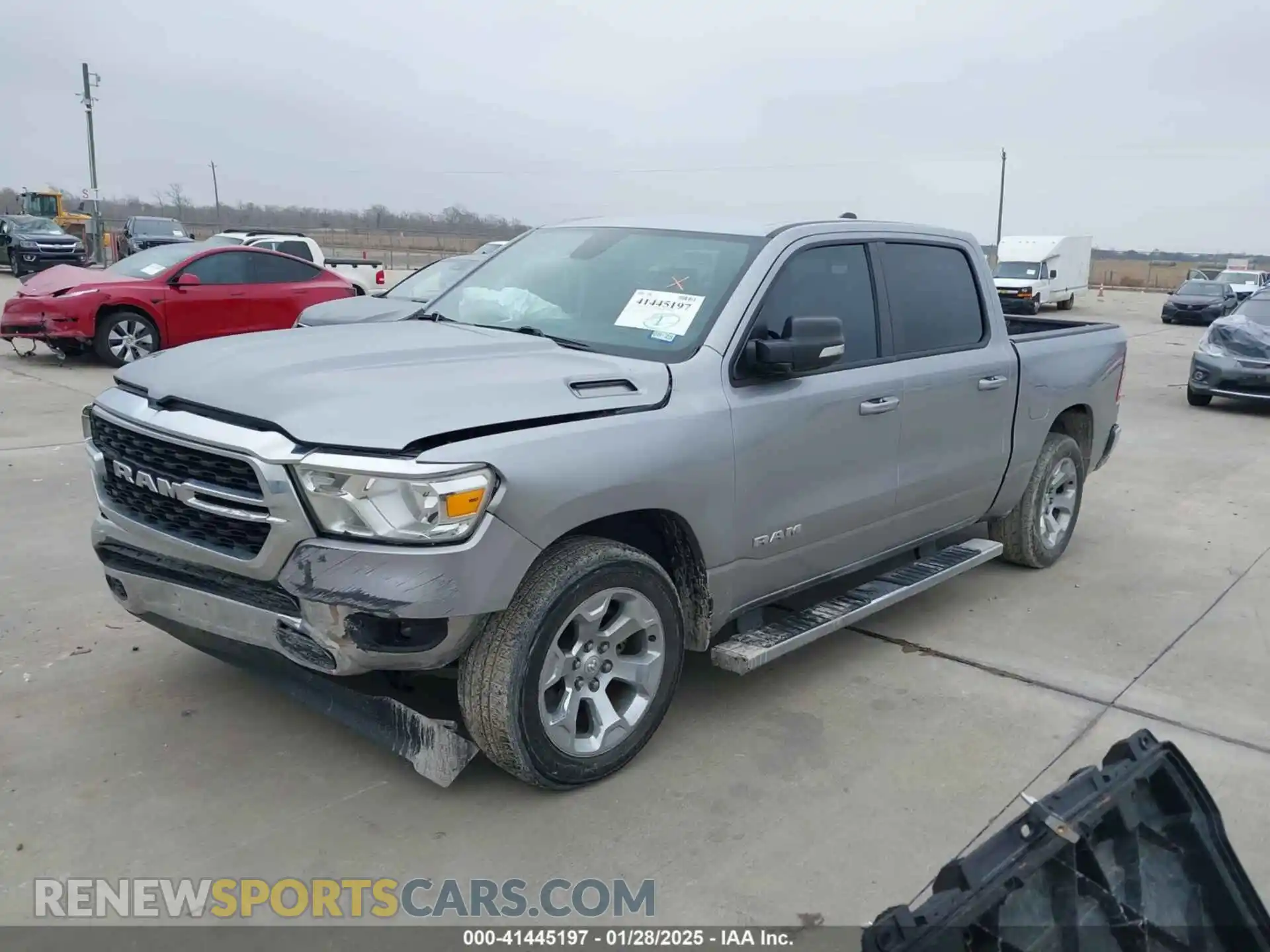 2 Photograph of a damaged car 1C6SRFFTXNN396278 RAM 1500 2022