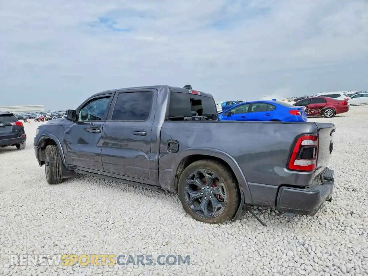 2 Photograph of a damaged car 1C6SRFHT0NN249884 RAM 1500 2022