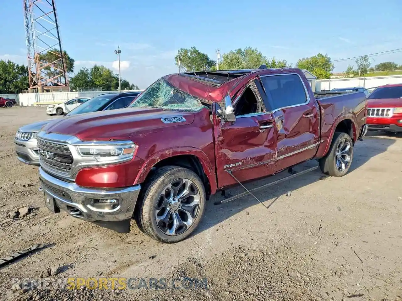 1 fotografías del automóvil dañado 1C6SRFHT1NN294817 RAM 1500 2022