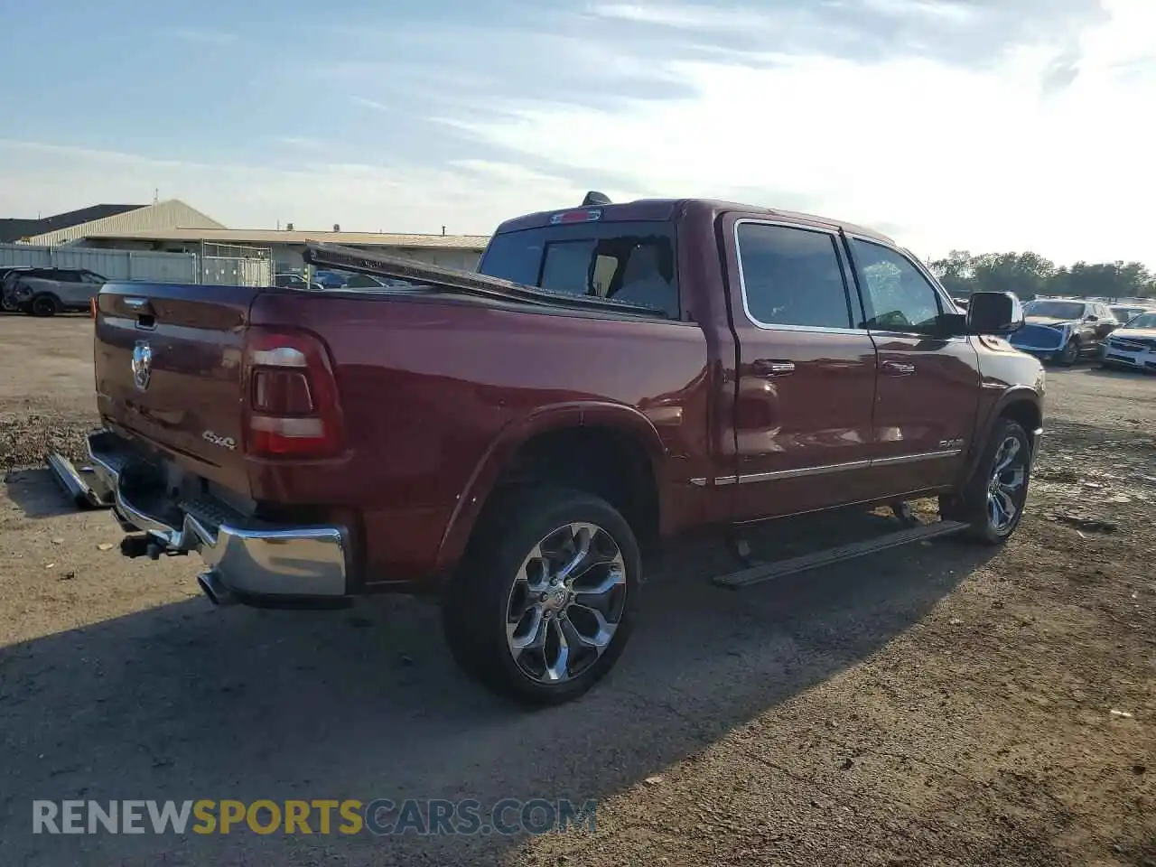 3 fotografías del automóvil dañado 1C6SRFHT1NN294817 RAM 1500 2022