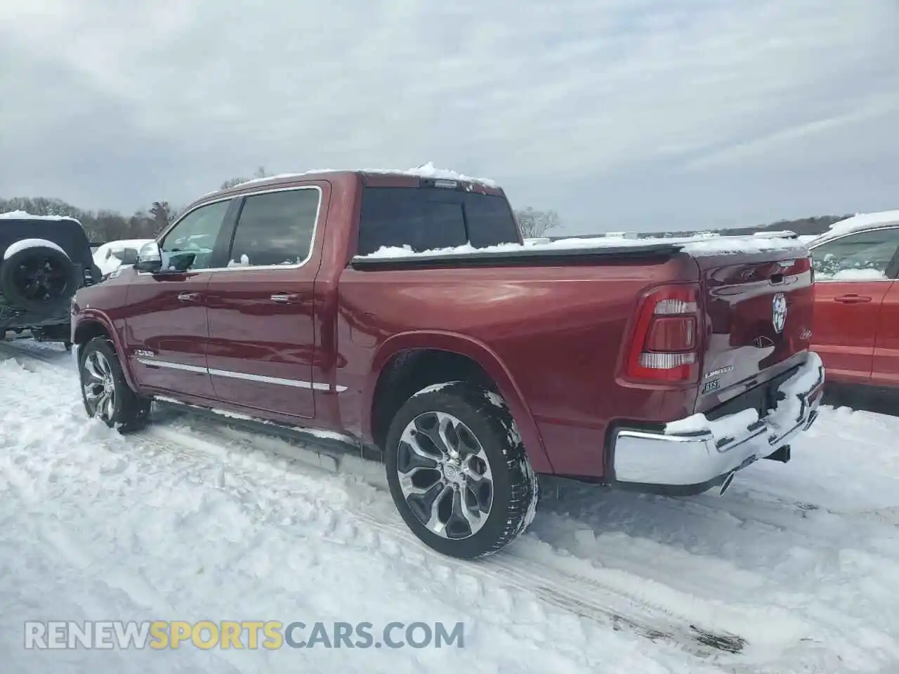 2 Photograph of a damaged car 1C6SRFHT5NN140532 RAM 1500 2022