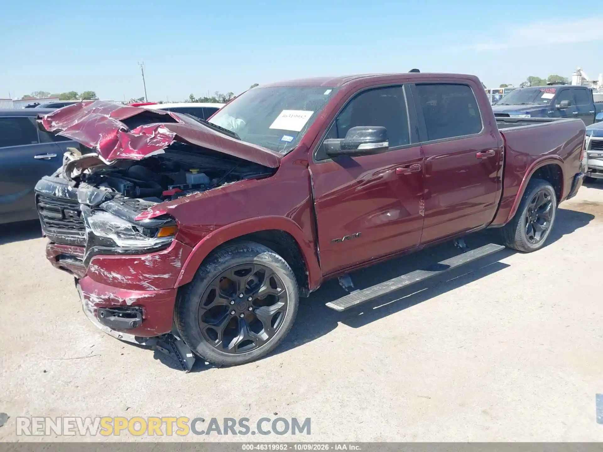 2 fotografías del automóvil dañado 1C6SRFHT9NN450487 RAM 1500 2022