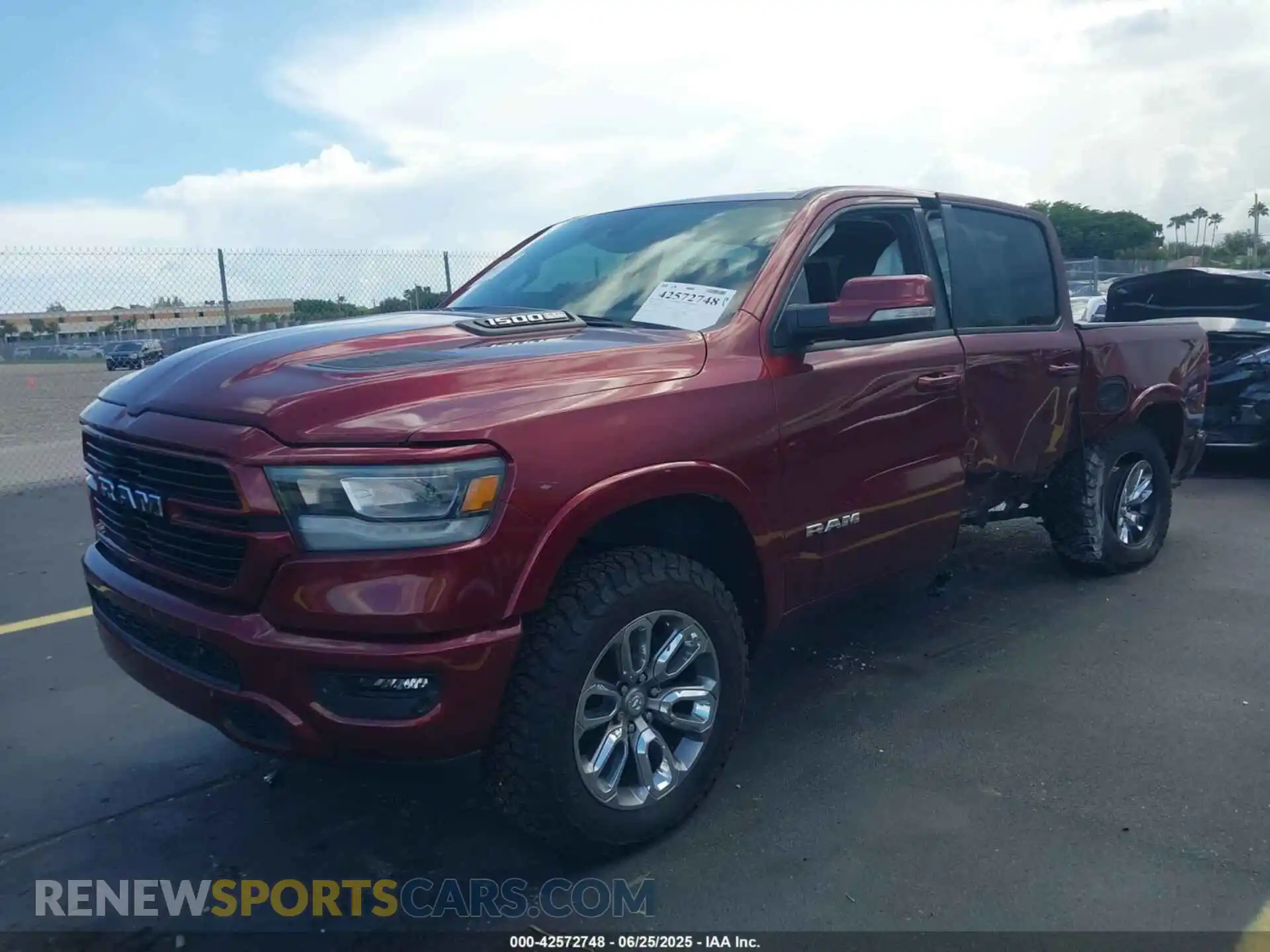 2 fotografías del automóvil dañado 1C6SRFJT2NN132303 RAM 1500 2022