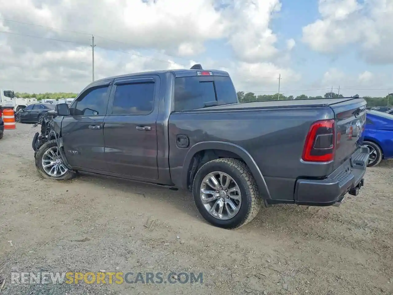 2 fotografías del automóvil dañado 1C6SRFJT2NN221336 RAM 1500 2022