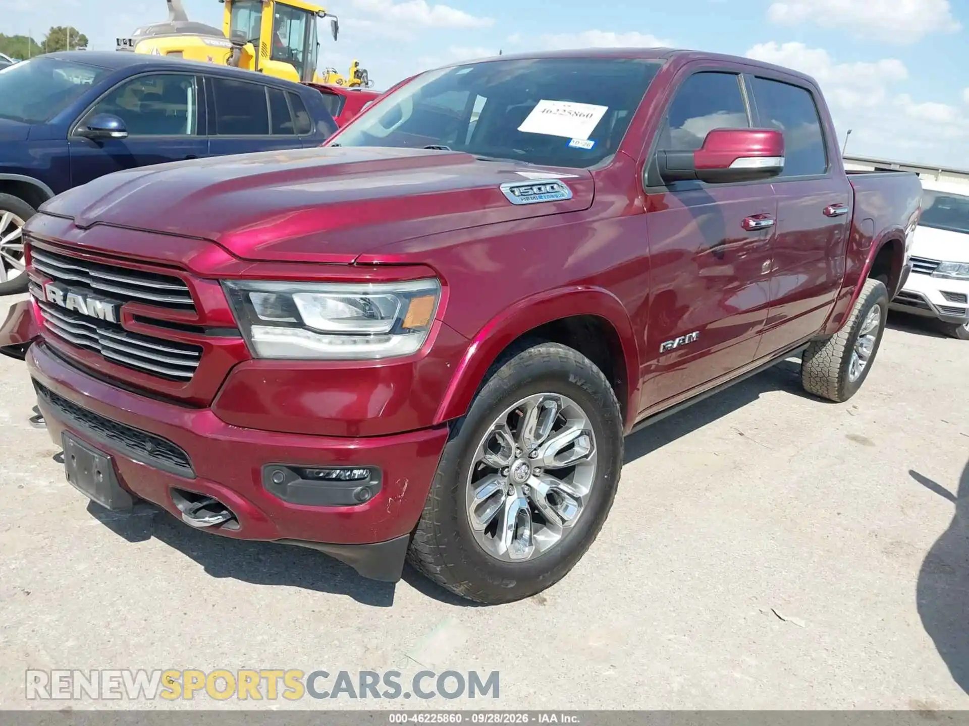 2 Photograph of a damaged car 1C6SRFJT3NN101075 RAM 1500 2022