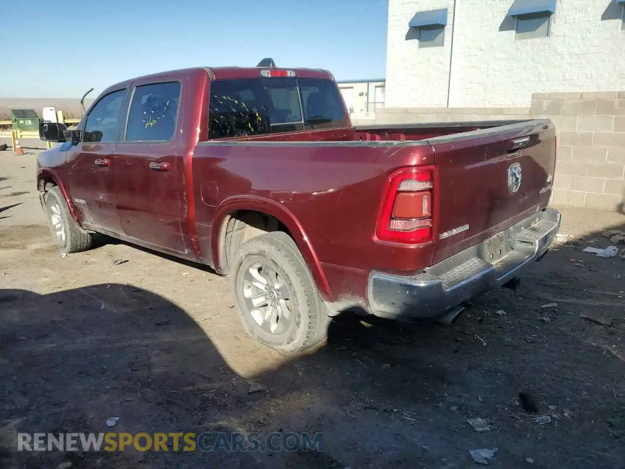 2 fotografías del automóvil dañado 1C6SRFJT3NN473225 RAM 1500 2022